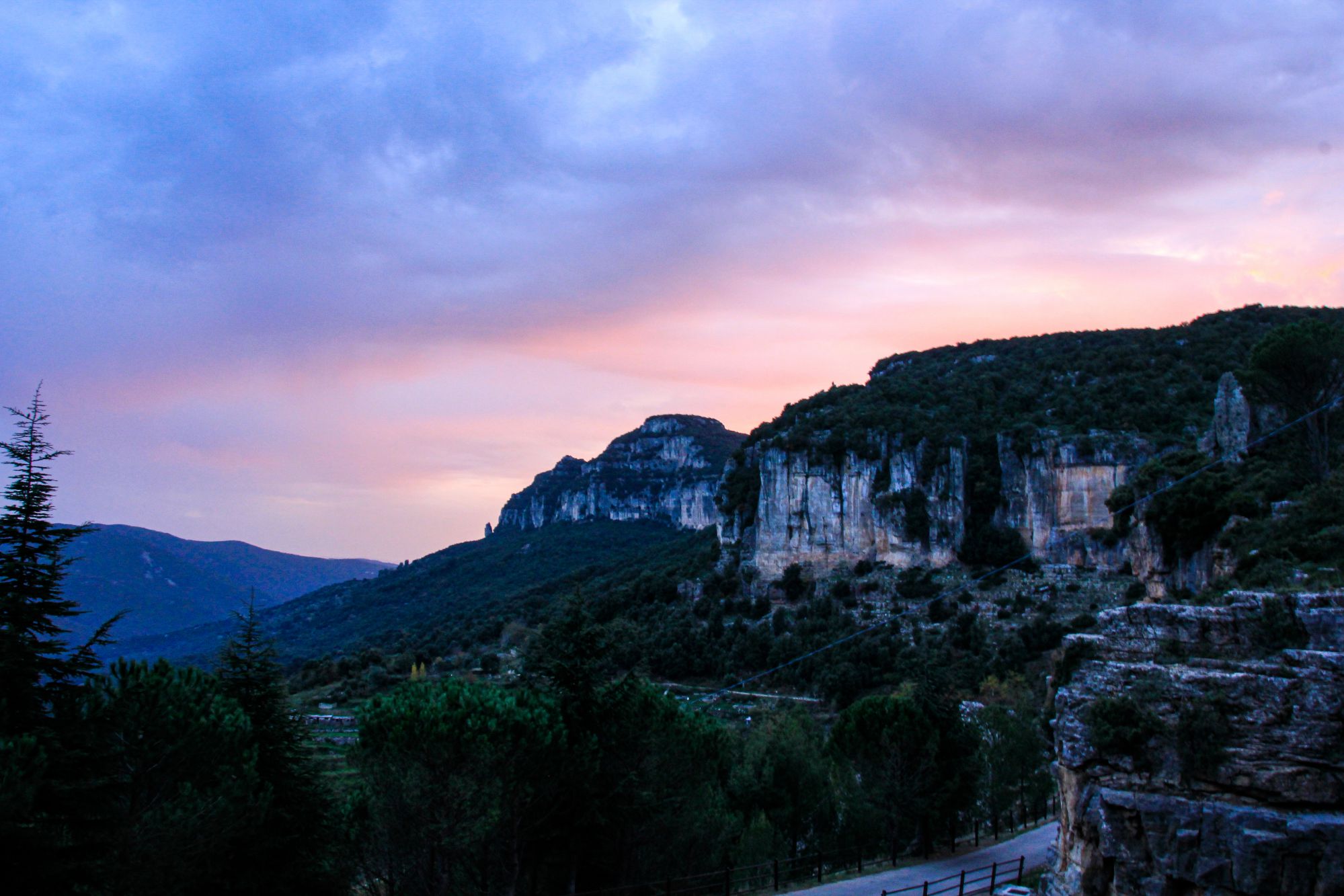Klettergebiet Sardinien Felsen Sonnenuntergang