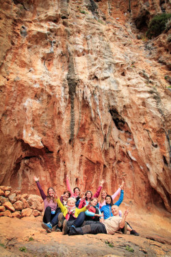 Gruppenbild Kletterreise Kalymnos 2022