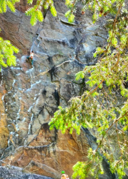 Frau beim Rotpunktversuch in Maracuja im Zillertal
